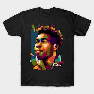 David Alaba In Wpap Art T-Shirt